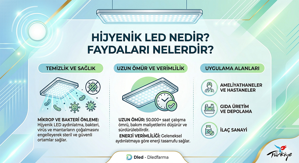 Hijyenik LED Nedir ve Faydaları Nelerdir?