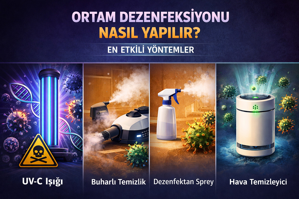 Ortam Dezenfeksiyonu Nasıl Yapılır? En Etkili Yöntemler