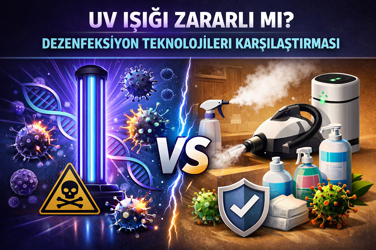 UV Işığı Zararlı mı? Dezenfeksiyon Teknolojileri Karşılaştırması