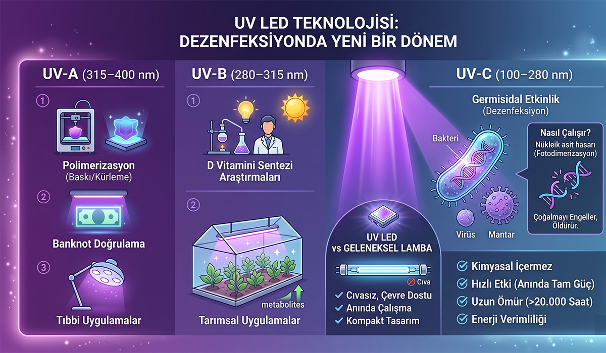UV LED Nedir ve Fayfaları Nelerdir?