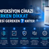 Dezenfeksiyon Cihazı Seçerken Dikkat Edilmesi Gereken 7 Kriter