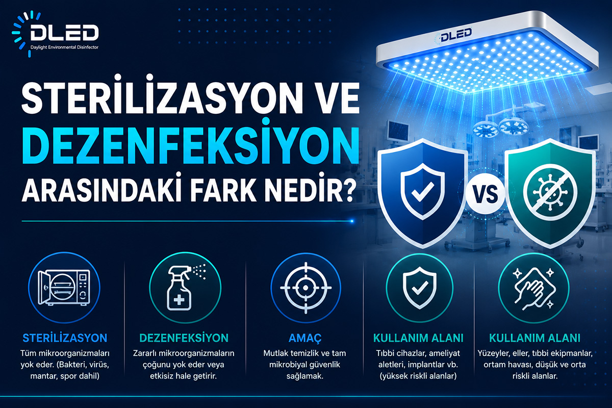 Sterilizasyon ve Dezenfeksiyon Arasındaki Fark Nedir?