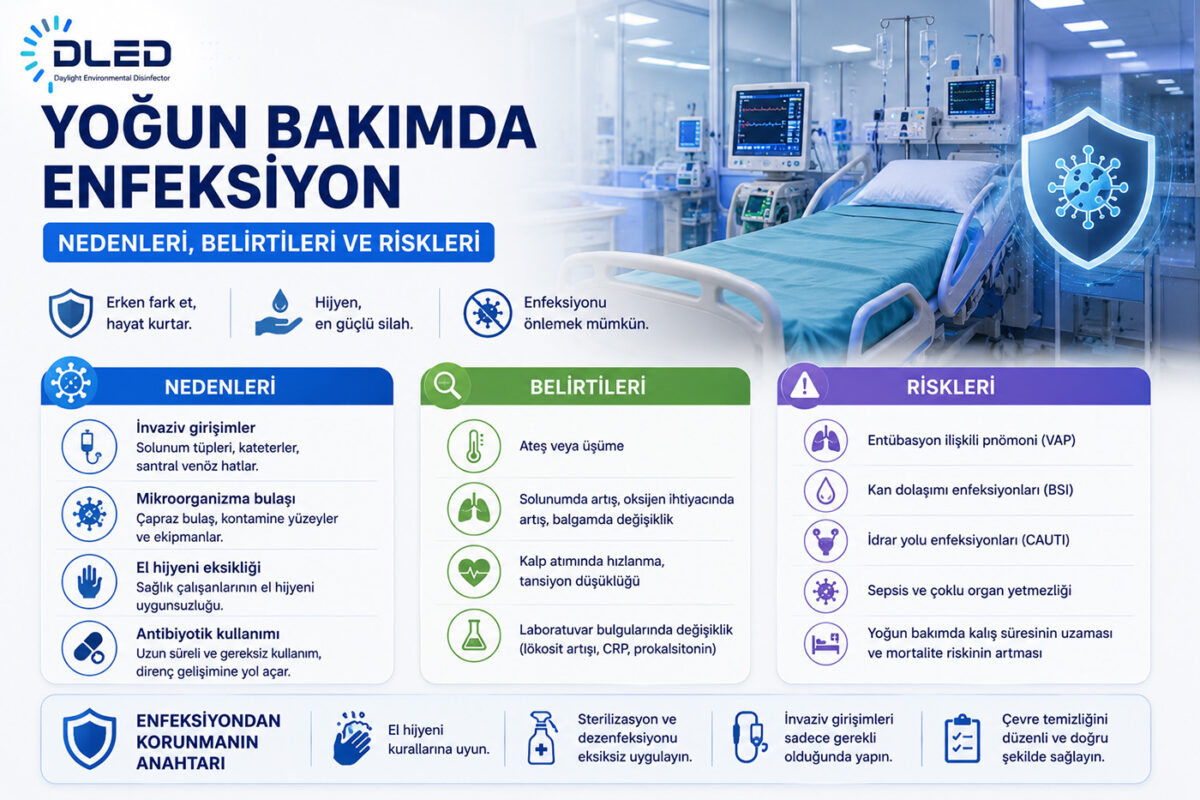 Yoğun Bakımda Enfeksiyon: Nedenleri, Belirtileri ve Riskleri